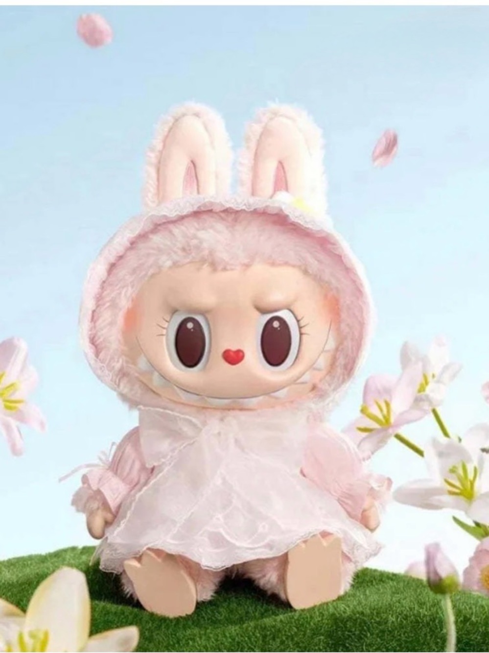 Pop Mart MOKOKO Jump Into Spring 400% โ Plush Doll.